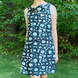 New York & Co Silk Forest Green Dress, 2/4.